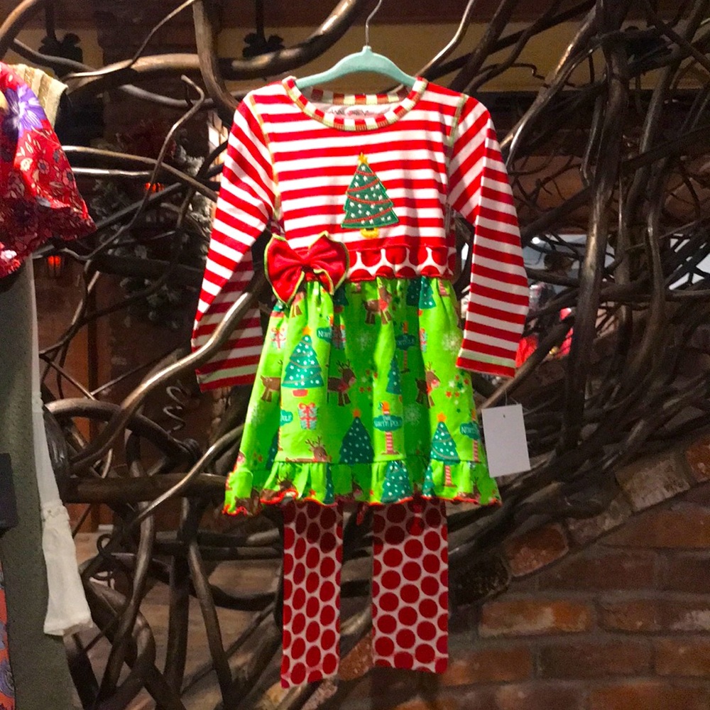 NWT Ann Loren 2-Piece Holiday Set 2-3 T